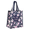 Tote Navy Floral Printed Be Still Psa. 46:10