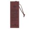 Bookmark Faux Leather Brown Two-tone Cross John 3:16