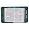 Large Be Still and Know Turquoise Faux Leather Fashion Bible Cover - Psalm 46:10