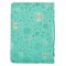 Medium Be Still and Know Turquoise Faux Leather Fashion Bible Cover - Psalm 46:10