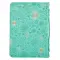 Medium Be Still and Know Turquoise Faux Leather Fashion Bible Cover - Psalm 46:10