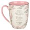 The One Who Trusts in the Lord Pink Ceramic Mug - Jeremiah 17:7