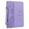 Large Saved by Grace Hydrangea Lavender Faux Leather Fashion Bible Cover - Ephesians 2:8