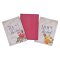 Notebook Set 3pc Cream/Red Prov. 3:5, Red/Blue, Cream/Blue Isa. 40:31