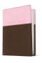 Premium Gift Bible NLT, Filament Enabled, TuTone (LeatherLike, Pink/Dark Brown, Red Letter)