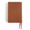 CSB Men's Daily Bible, Brown Genuine Leather, Indexed