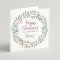 Happy Christmas to a Wonderful Vicar Single Christmas Card