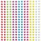 Crystal Glitter Stick-on Stars (Pack of 280)