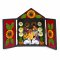 Small Nativity Retablo - Red