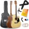 MX Cutaway Electro Acoustic Guitar Pack - Natural