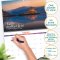 Inspirational Coastal Calendar 2025 with Bible verses on every page