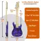 3rd Avenue Junior Electric Guitar Pack - Purple Galaxy