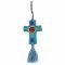 Hanging Felt Cross - Blue