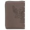 Floral Dusty Taupe Faux Leather Large Print Compact King James Version Bible