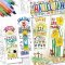 10 Easter Colouring Bookmarks (1 of Each 10 Designs)