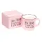 Be Still and Know Pink Camp Style Coffee Mug, Psalm 46:10