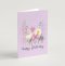 'Happy Birthday' (Wild Meadow) A6 Greeting Card with bible verse inside