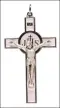 3" Pink Enamel Metal Crucifix