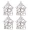 Nativity Suncatchers - Pack of 4