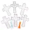 Cross Suncatcher Decorations - Pack of 10