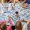 World Map Tablecloth - Colour In & Learn