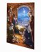 Stable Scene A4 Nativity Advent Calendar