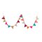 Handmade Felt Bright Blooms Bunting 200cm Garland Home Decoration