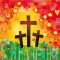 Three Crosses Easter Cards (Pack of 5)