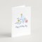 'Happy Wedding Day' (Blooms)  A6 Greeting Card