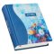 KJV Note-Taking Bible-Blue Floral Faux Leather Hardcover