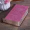 Brown and Berry Pink Faux Leather Giant Print Standard-size King James Version Bible with Thumb Index