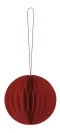 Pack of 2 baubles Red