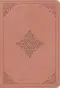 ESV Value Large Print Compact Bible (TruTone, Blush Rose, Fleur-de-lis Design)