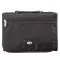 Large Three-Fold Organizer Black Polyester Bible Cover