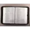 Medium Bible Cover - Serenity Prayer (Aqua) Imitation Leather