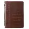 Medium "Amazing Grace" Brown LuxLeather Bible Cover