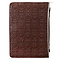 Medium "Amazing Grace" Brown LuxLeather Bible Cover