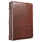 Medium "Amazing Grace" Brown LuxLeather Bible Cover