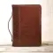 Medium "Amazing Grace" Brown LuxLeather Bible Cover