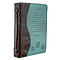 Medium "Hope" Turquoise LuxLeather Bible Cover