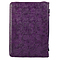 Large Faith Purple Imitation Leather Bible Cover