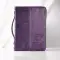 Medium "Faith" Purple LuxLeather Bible Cover