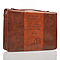 Large John 3:16 (Brown/Tan) Two-tone LuxLeather Bible Cover