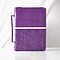 Large "I Know the Plans" Purple Floral Faux Leather Fashion Bible Cover - Jeremiah 29:11