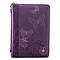 Medium Butterflies Purple LuxLeather Bible Cover