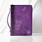 Medium Butterflies Purple LuxLeather Bible Cover