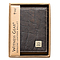 Wallet Leather Brown Crosses Badge