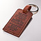 I Know the Plans Jer 29:11 Brown LuxLeather Keyring