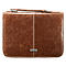 Medium Classic "Faith" Badge Brown Imitation Leather Bible Cover