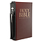 Pagemarker Lux-Leather Bible - Cross Black W/ Two Pen Holders